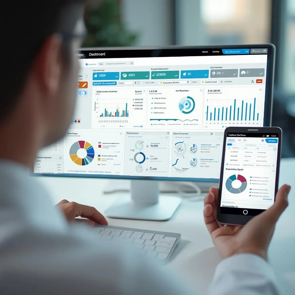 Interfaz de software ERP para empresas argentinas